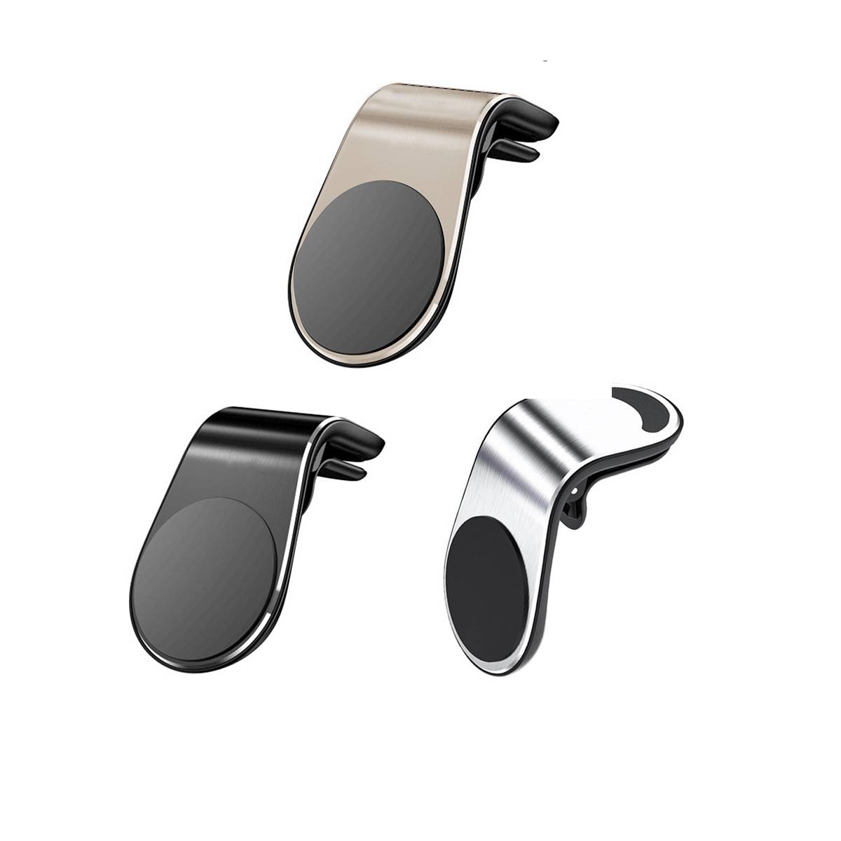 Mini Magnetic Car Vent Phone Holder Phone Accessories Mini Magnetic Car Vent Phone Holder Phone Accessories Phone Holders Color : Black|Silver|Copper