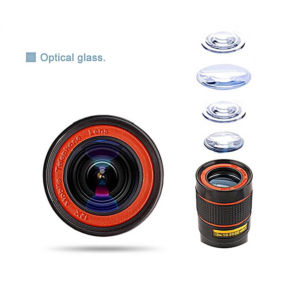 Mobile Phone Camera Lens 12X Zoom Best Sellers Camera Lenses Phone Accessories Color : Black Mobile Phone Camera Lens 12X Zoom Best Sellers Camera Lenses Phone Accessories Color : Black