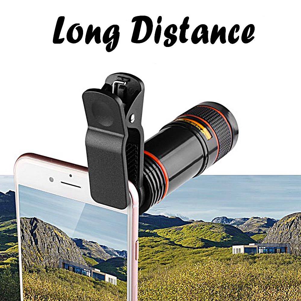 Mobile Phone Camera Lens 12X Zoom Best Sellers Camera Lenses Phone Accessories Color : Black Mobile Phone Camera Lens 12X Zoom Best Sellers Camera Lenses Phone Accessories Color : Black