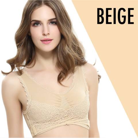 Easy Comfort Bra Apparel Best Sellers Easy Comfort Bra Women Clothing Color : BEIGE|BLACK|ROSE|PINK|PURPLE|WHITE|BLUE|SET OF 3 COLORS (WHITE, BLACK, BEIGE)