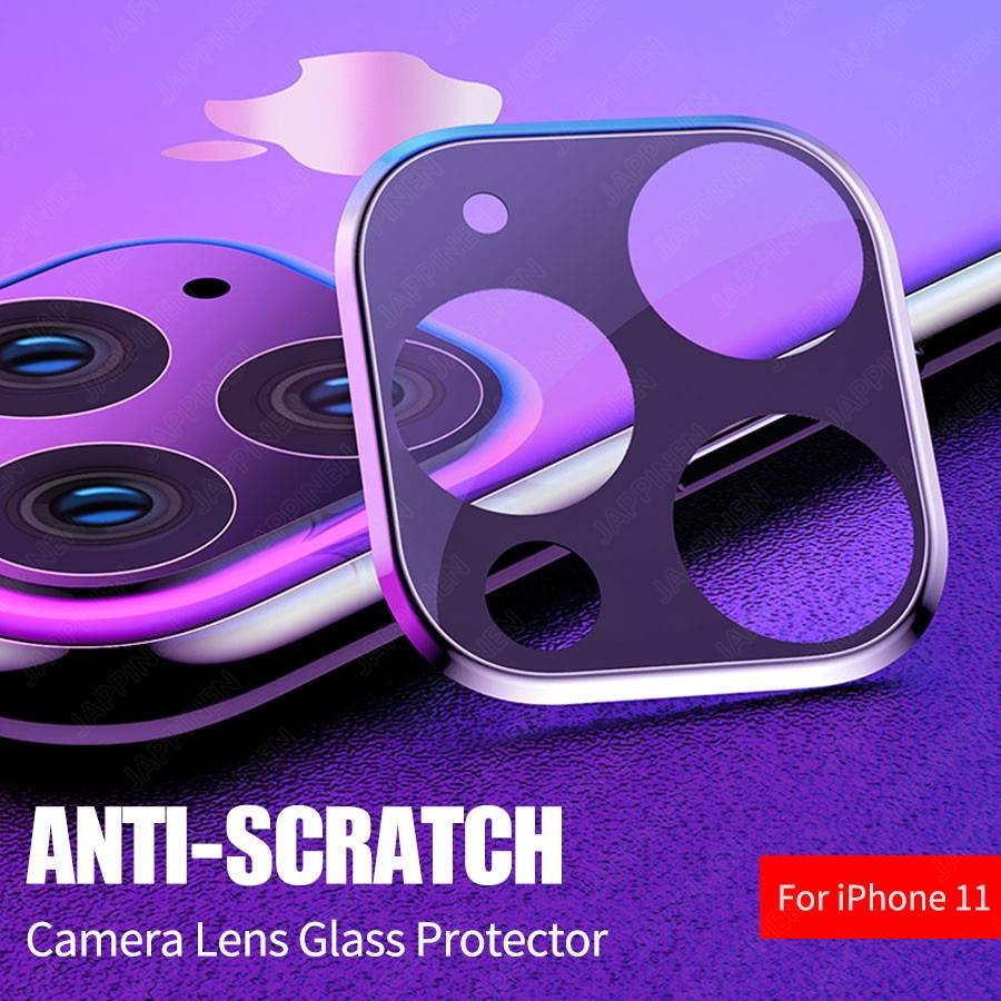 Camera Lenses Protective Cover for iPhone Phone Accessories Camera Lens Full Cover Protective Metal Ring + Tempered Glass For iPhone 11 Pro XS Max XR X Back Camera Lens Protector Case