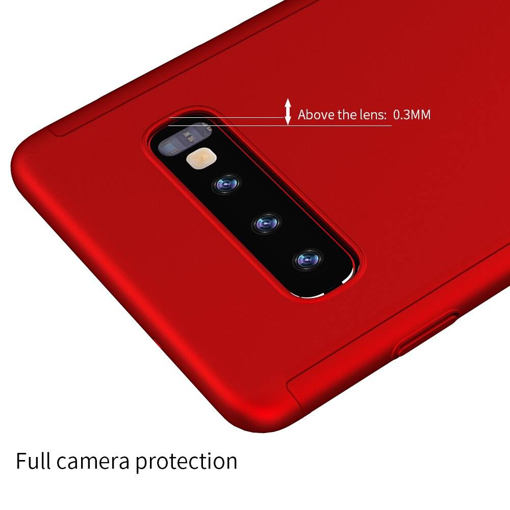 Mobile Phone Bumper For Samsung Phone Accessories Shockproof 360 Degree Matte Phone Case For Samsung Galaxy Note 9 8 S7 S9 S8 S10 Plus S10e 2 in 1 Protection Back Cover