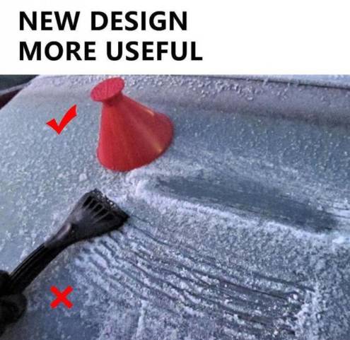 HOT SALE?Magical Car Ice Scraper Vehicles & Parts HOT SALE? Magical Car Ice Scraper Vehicle Glass Cleaners Vehicles & Parts Color : Red|Blue|Black|Green