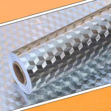 Kitchen Foil Oil-Proof Stickers Best Sellers Home Goods Kitchen Foil Oil-Proof Stickers Style : Silver Grid|Silver Normal|Golden Normal