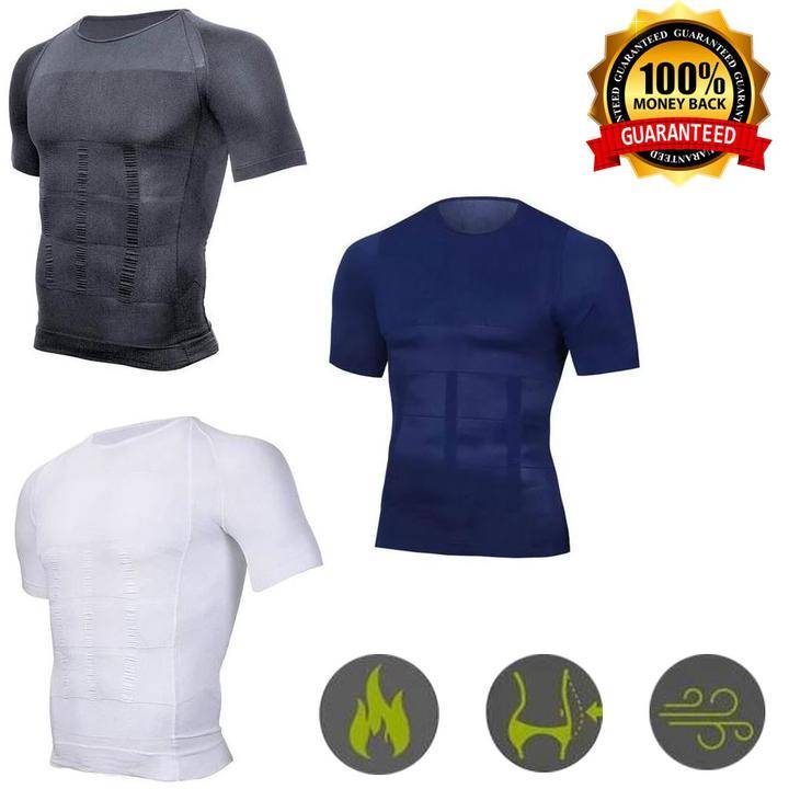 THE ULTRA-DURABLE BODY TONING SHIRT Apparel Best Sellers THE ULTRA-DURABLE BODY TONING SHIRT Best Sellers Color : Black|Blue|White