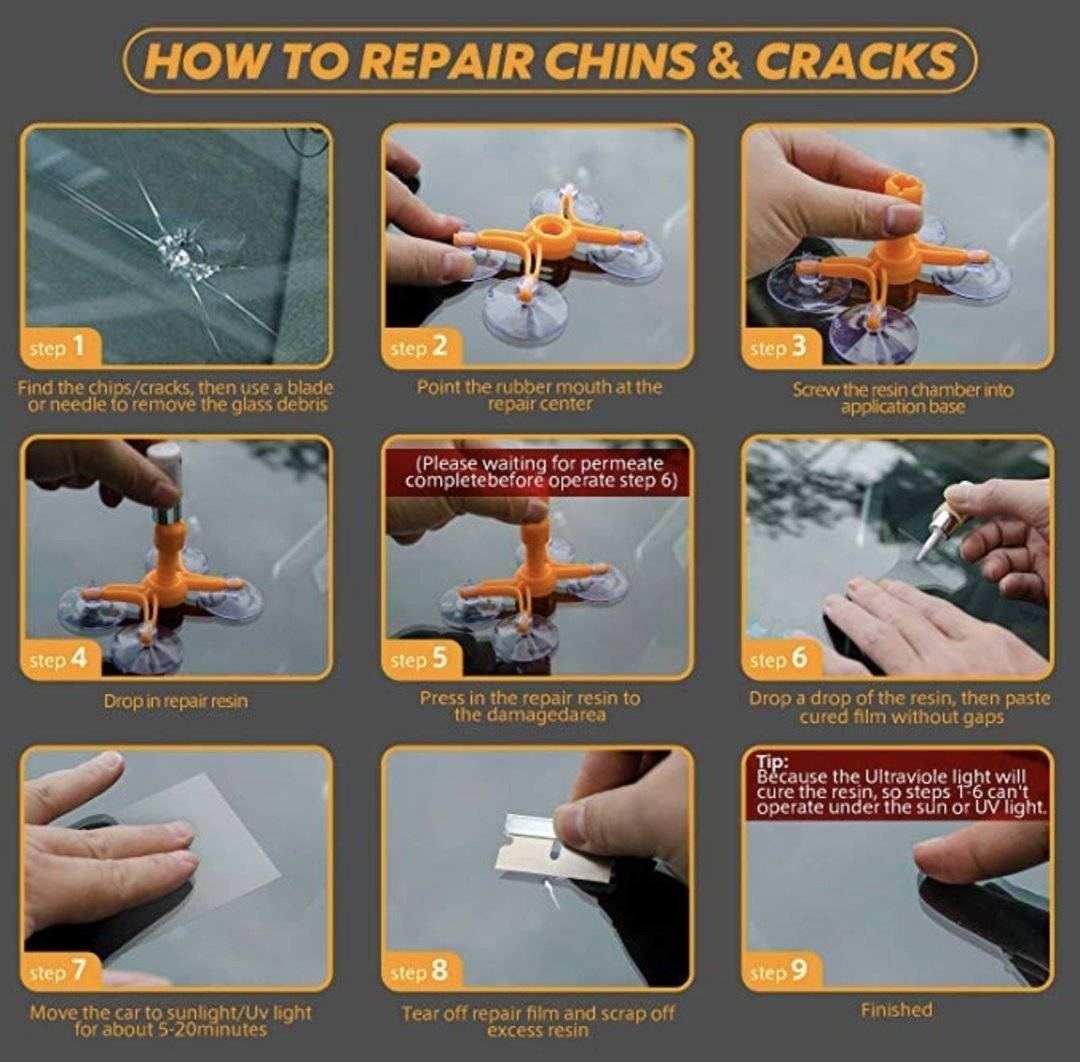Cracked Glass Corrector Set Home Goods Cracked Glass Corrector Set