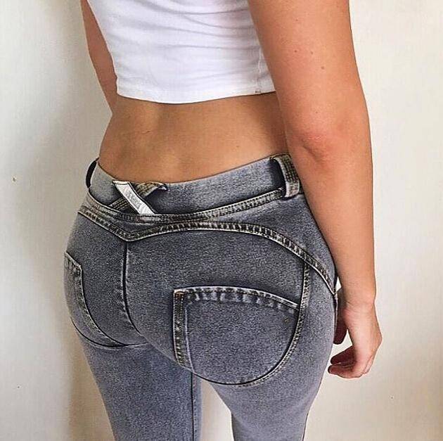 Push-Up Jeans with Lifting Effect Apparel Casual Push Up Women Leggins Low Waist Washed Jeans Leggings 2019 Skinny Workout Jeggings Pencil Pants Denim Legging For Women Color : Blue|d|c