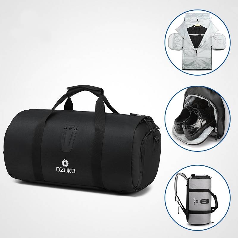 Ultimate Multi-Functional Travel Bag Backpacks & Bags Ultimate Multi-Functional Travel Bag Backpacks & Bags Color : Black|Gray