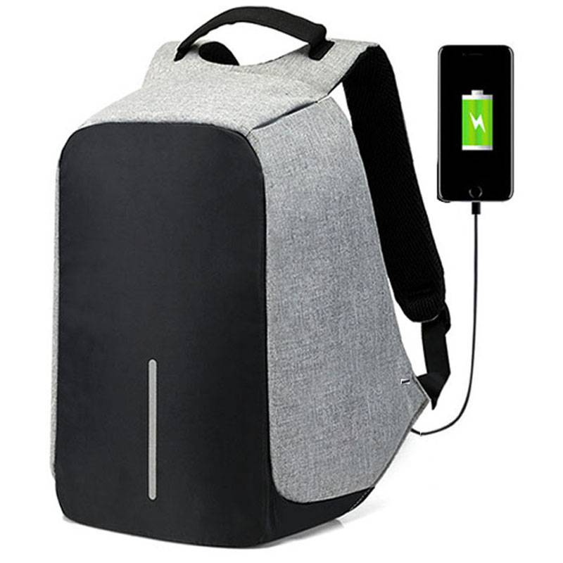 Anti-Theft Travel Backpack Backpacks & Bags 15 inch Laptop Backpack USB Charging Anti Theft Backpack Men Travel Backpack Waterproof School Bag Male Mochila Color : Gray|Black|pruple