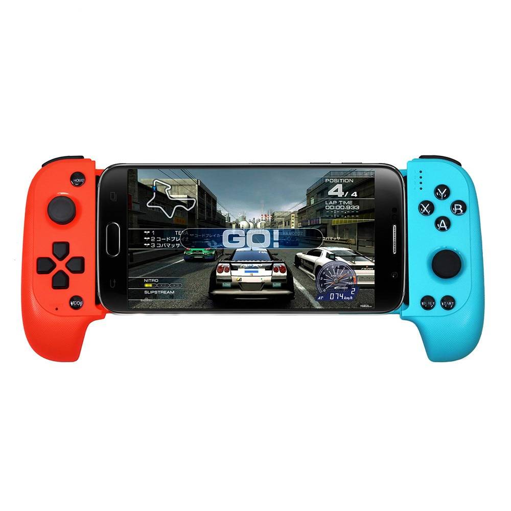 7007X Wireless Bluetooth Game Controller for 2020 Consumer Electronics New Saitake 7007F Wireless Bluetooth Game Controller Telescopic Gamepad Joystick for Samsung Xiaomi Huawei Android Phone PC Color : Black|Red blue
