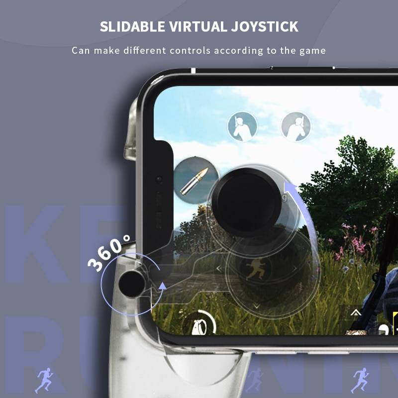 Elite Mobile Phone Gamepad Consumer Electronics DATA FROG Game Controller Gamepad For PUBG L1R1 Shooter Trigger Fire Button Gamepad Joystick For iPhone Android Mobile Phone Color : Tigger|Red tigger|Transparent Tigger|Sliver tigger|Blue tigger