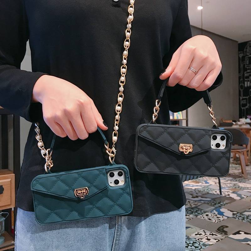 Crossbody Bundle iPhone Case Backpacks & Bags Phone Accessories Wallet Case For iPhone XS Max XR X 10 8 7 6s 6 Plus 11 Pro Max Soft Silicone Card Slot Handbag Purse Phone Cover With Long Chain Material : For iPhone 6 6S|For 6 Plus 6s Plus|For iPhone 7 8|For 7 Plus 8 Plus|For iPhone X XS|For iPhone XR|For iPhone XS Max|For iPhone 11 Pro|For iPhone 11 6.1|For iPhone 11Pro Max