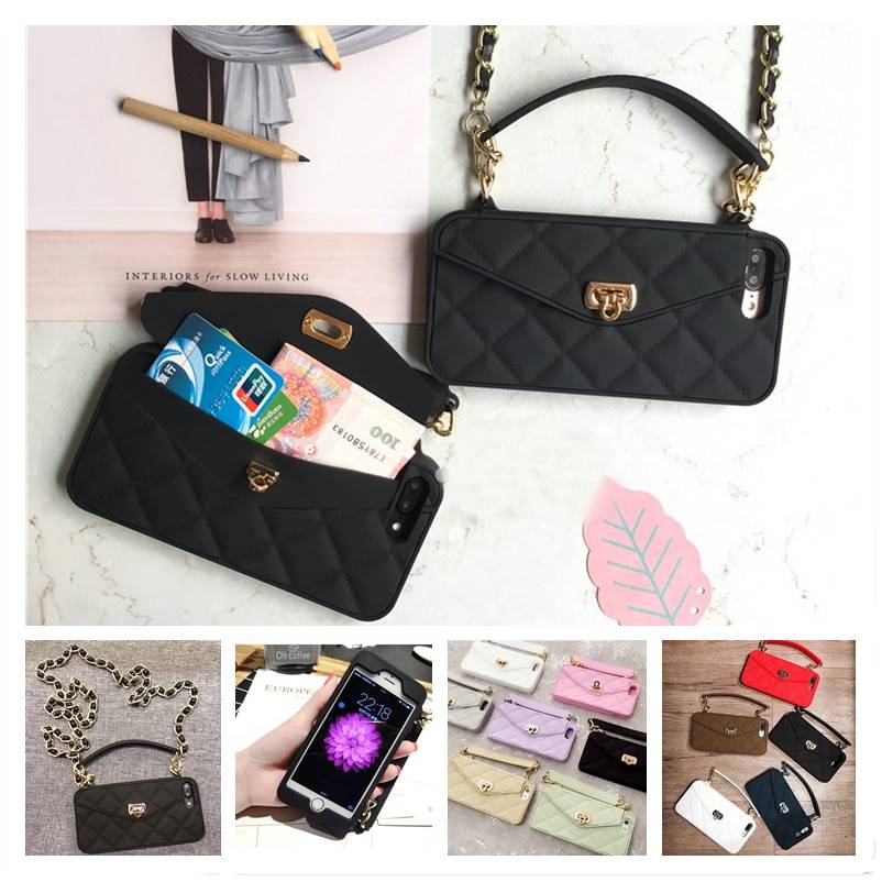 Crossbody Bundle iPhone Case Backpacks & Bags Phone Accessories Wallet Case For iPhone XS Max XR X 10 8 7 6s 6 Plus 11 Pro Max Soft Silicone Card Slot Handbag Purse Phone Cover With Long Chain Material : For iPhone 6 6S|For 6 Plus 6s Plus|For iPhone 7 8|For 7 Plus 8 Plus|For iPhone X XS|For iPhone XR|For iPhone XS Max|For iPhone 11 Pro|For iPhone 11 6.1|For iPhone 11Pro Max