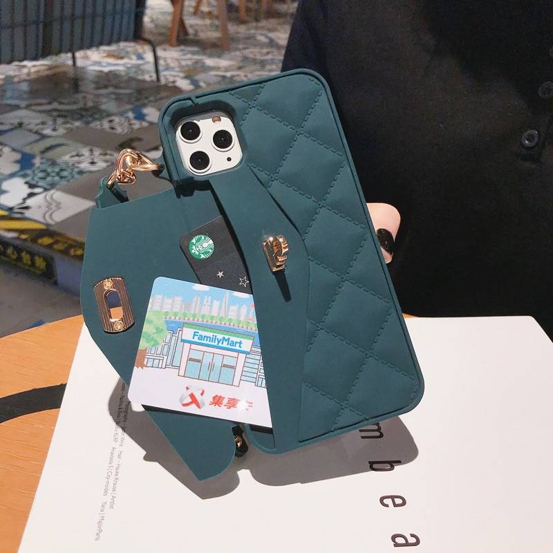 Crossbody Bundle iPhone Case Backpacks & Bags Phone Accessories Wallet Case For iPhone XS Max XR X 10 8 7 6s 6 Plus 11 Pro Max Soft Silicone Card Slot Handbag Purse Phone Cover With Long Chain Material : For iPhone 6 6S|For 6 Plus 6s Plus|For iPhone 7 8|For 7 Plus 8 Plus|For iPhone X XS|For iPhone XR|For iPhone XS Max|For iPhone 11 Pro|For iPhone 11 6.1|For iPhone 11Pro Max