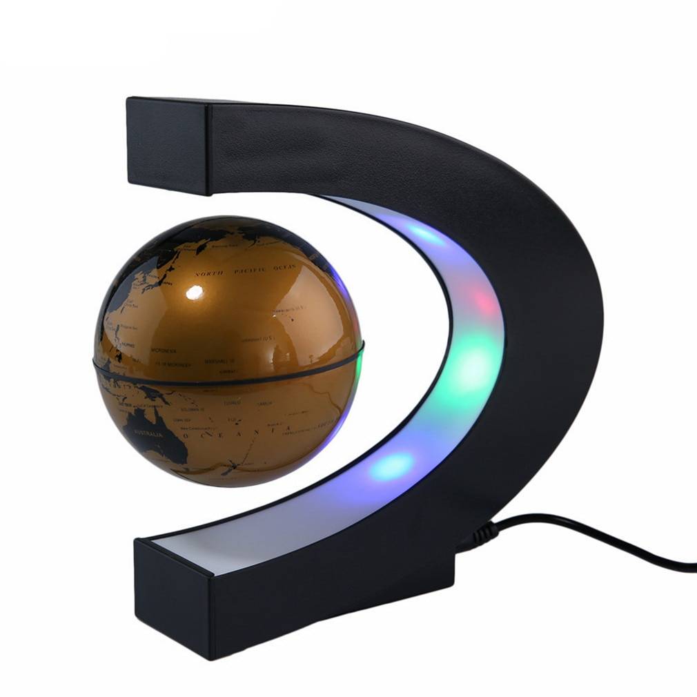 Magnetic Levitating Globe Astrolight Home Goods Color: Yellow Type: US Plug|EU Plug Magnetic Levitating Globe Astrolight Home Goods Color: Yellow Type: US Plug|EU Plug