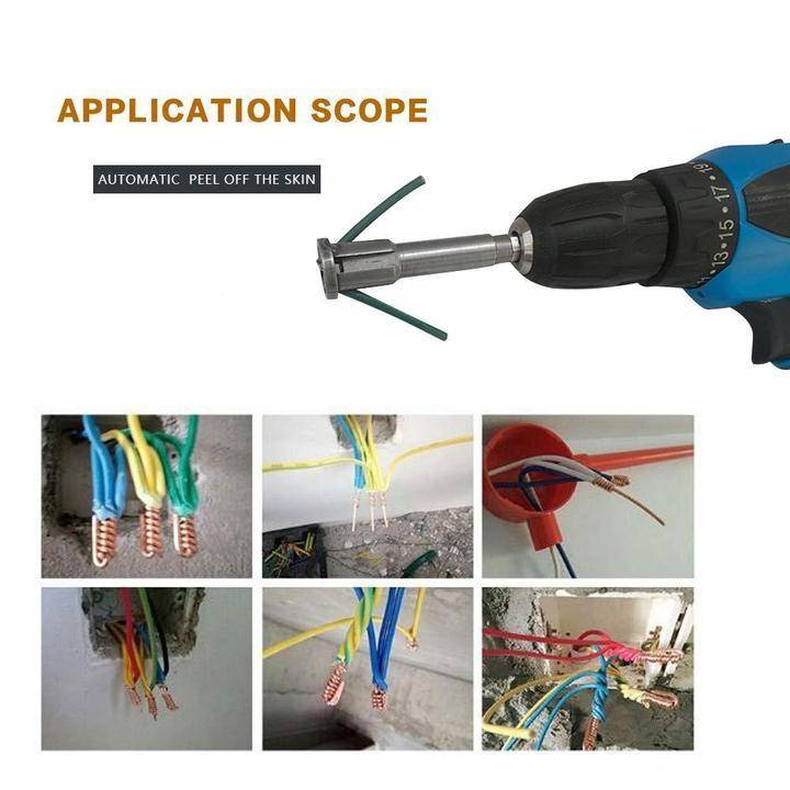 Cable Wire Stripping and Twisting Tool Home Goods Cable Wire Stripping and Twisting Tool Home Goods