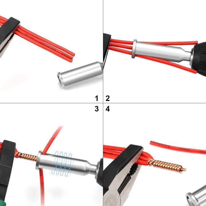 Cable Wire Stripping and Twisting Tool Home Goods Cable Wire Stripping and Twisting Tool Home Goods