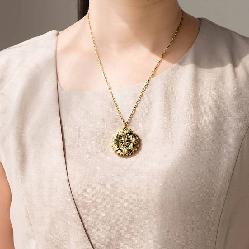 You Are My Sunshine Sunflower Pendant Necklace Jewelry You Are My Sunshine Sunflower Pendant Necklace Jewelry